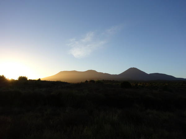 Sonnenaufgang Tongariro Nationalpark