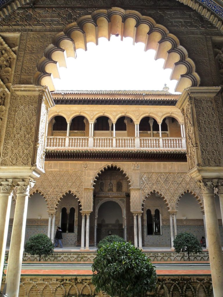 Alcázar Sevilla in Andalusien