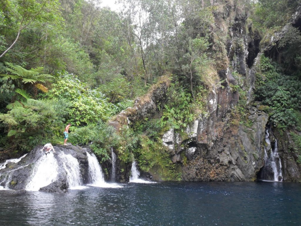 Cascade Trou Noir auf der Insel Réunion
