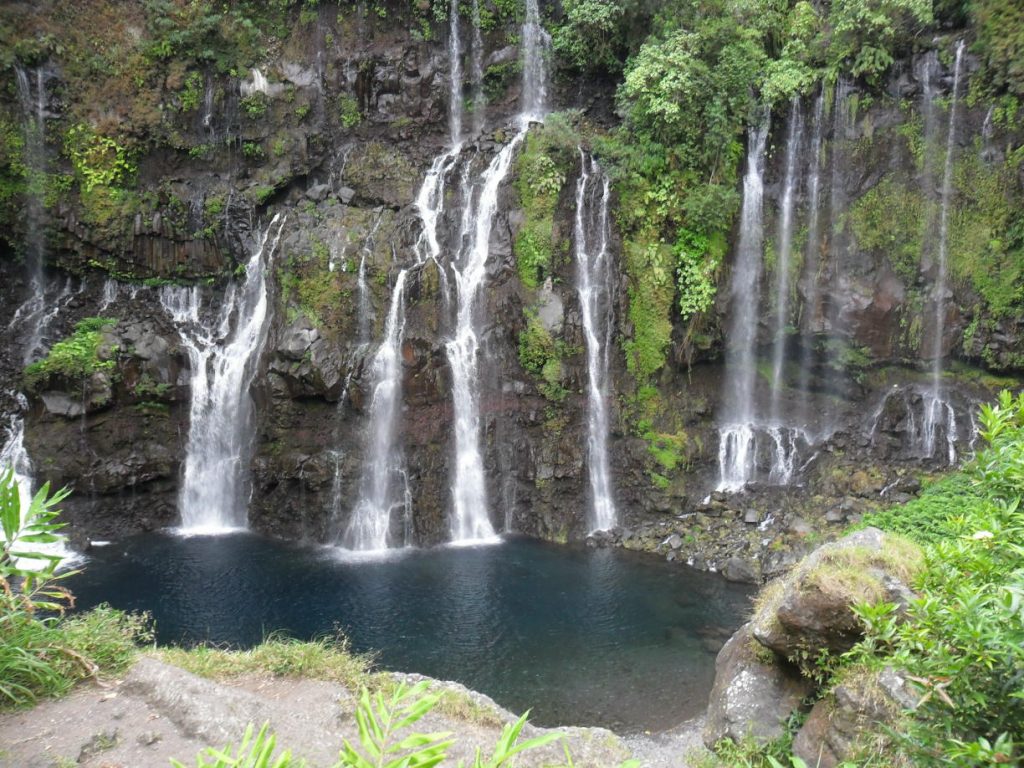 Cascade de Grand Galet auf der Insel Réunion