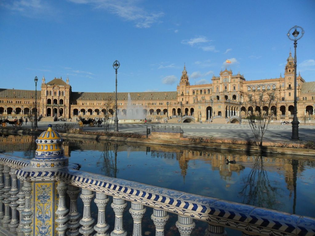 Plaza de España Sevilla in Andalusien