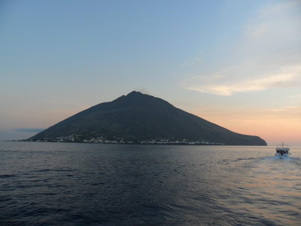 Vulkan-Insel Stromboli Italien