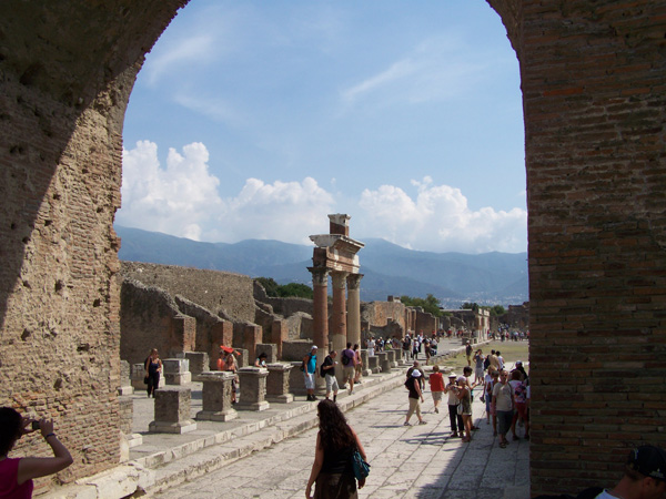 Ausgrabungen von Pompeji, Italien