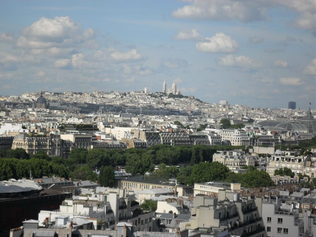 Blick über Paris (Montmartre)