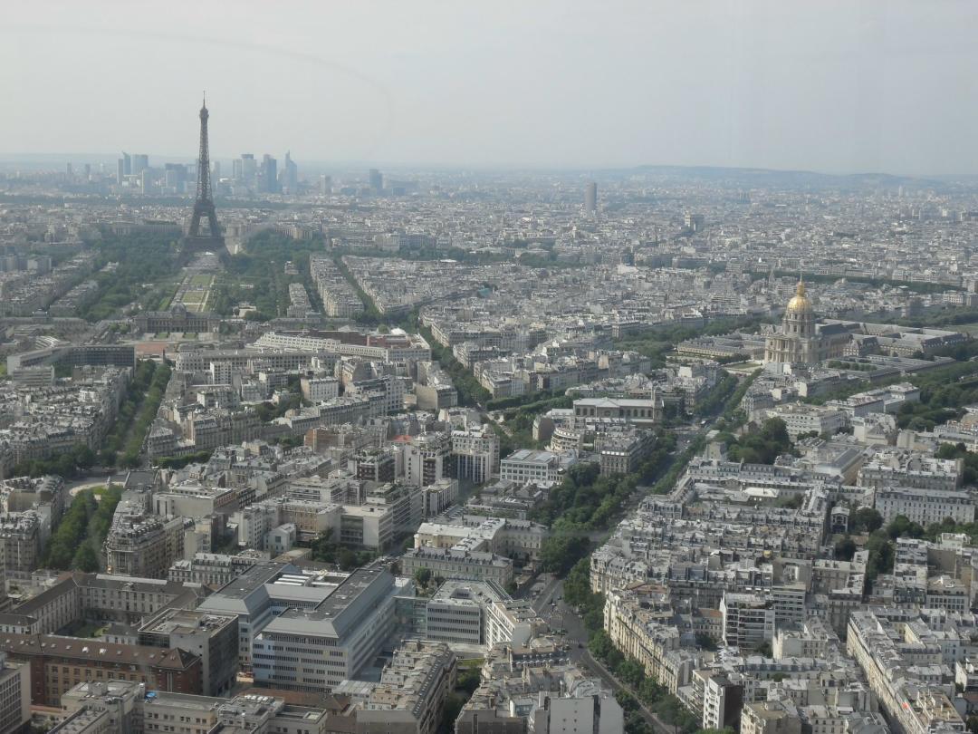 Blick über Paris vom Tour de Montparnasse