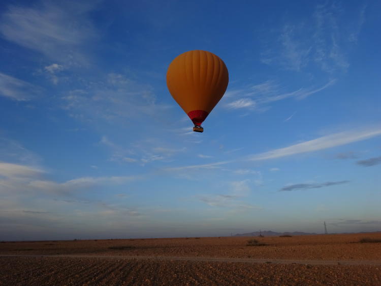 Heißluftballonflug Marokko