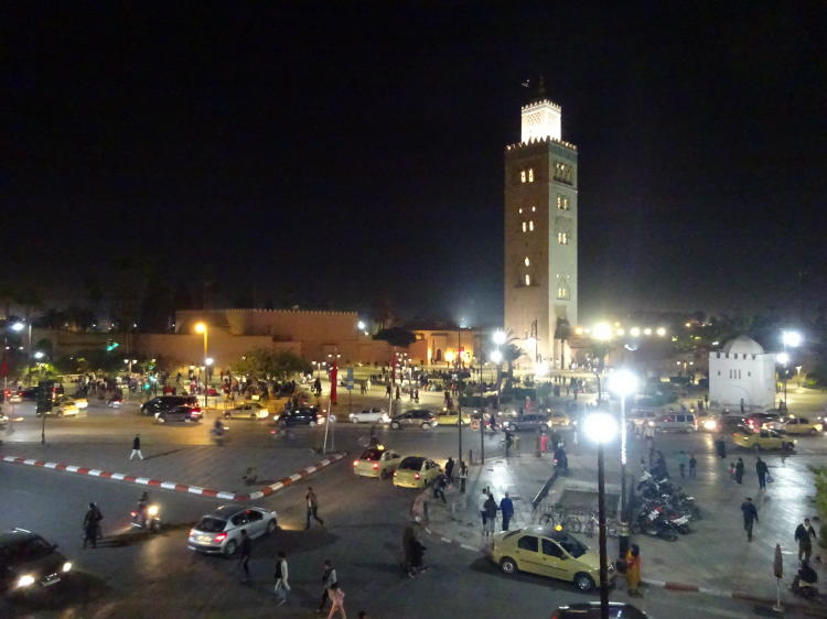 Marrakech bei Nacht