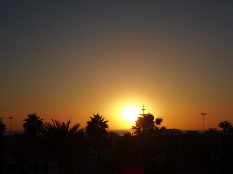 Sonnenuntergang in Agadir