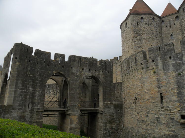 Eingang Festung Carcassonne 