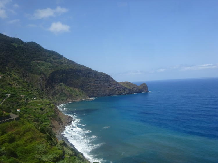 Küste im Norden von Madeira