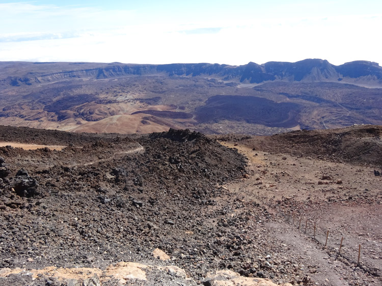 Aussicht Teide - Vulkanlandschaft