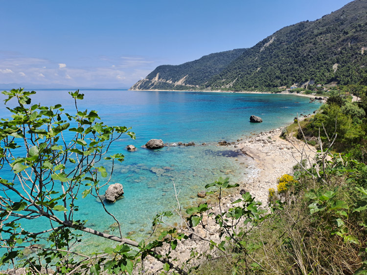 Lefkada - Küste bei Agios Nikitas