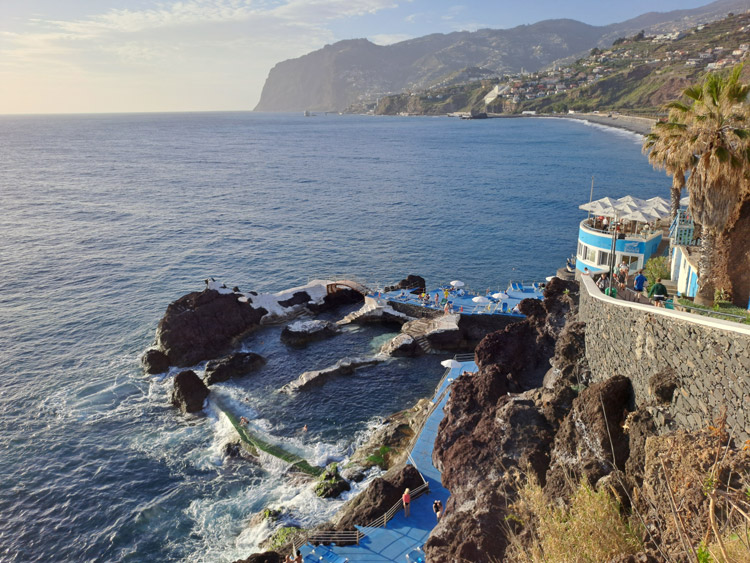 Lidos Funchal & Blick auf Praia Formosa