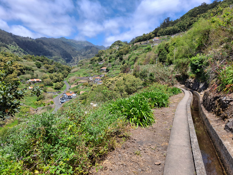 Levada Nova im Tal von Tabua