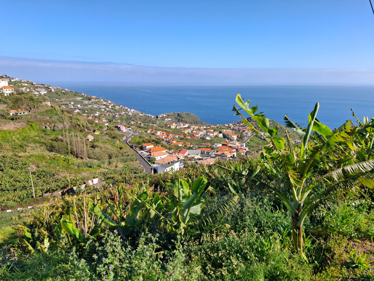 Aussicht oberhalb von Ribeira Brava