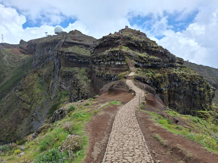 Blick zum Pico do Areeiro