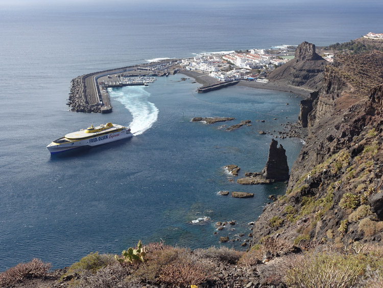 Ausblick auf Puerto de las Nieves