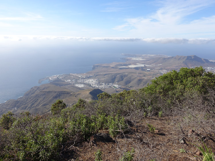 Ausblick bis Puerto de las Nieves
