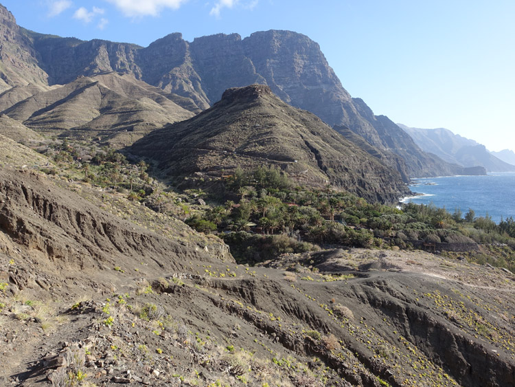 Weg zur Playa de Guayedra