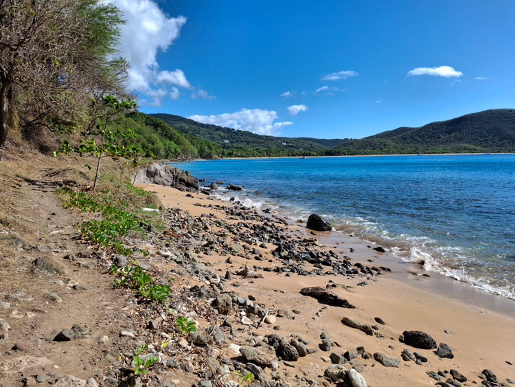 Spaziergang zur Plage de Grande Anse