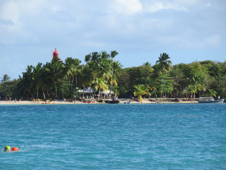Blick auf die Îlet du Gosier