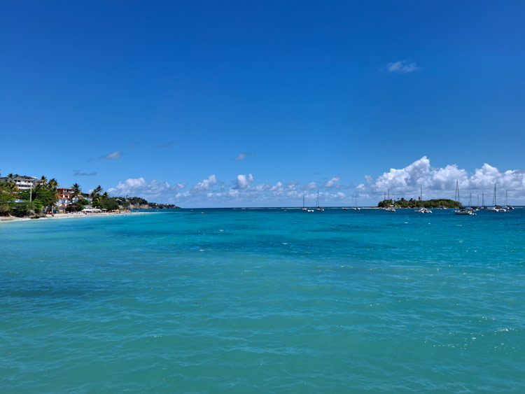 Le Gosier: Blick vom Bootsanleger