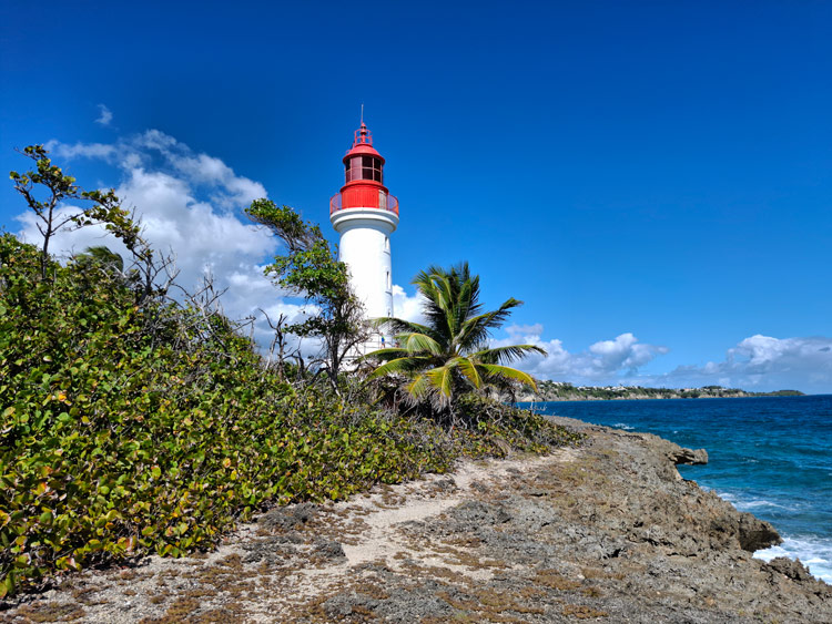 Leuchtturm auf der Îlet du Gosier