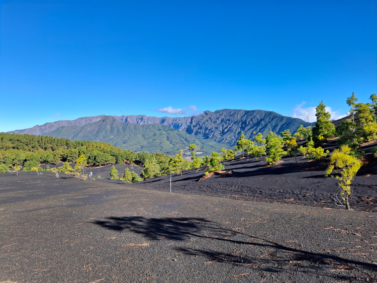Ausblick auf die Berge von La Palma