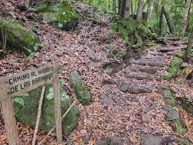 Aufstieg zum Mirador de las Barandas