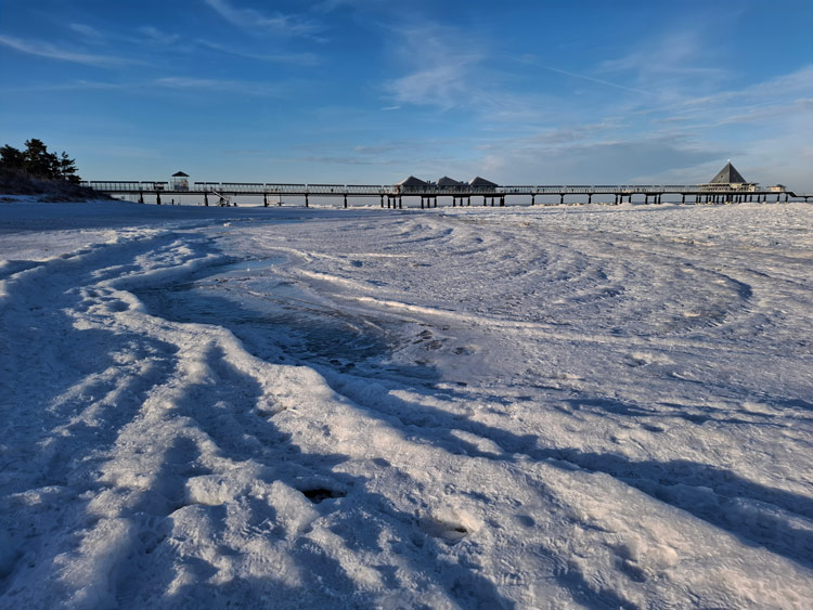 Blick auf Seebrücke Heringsdorf