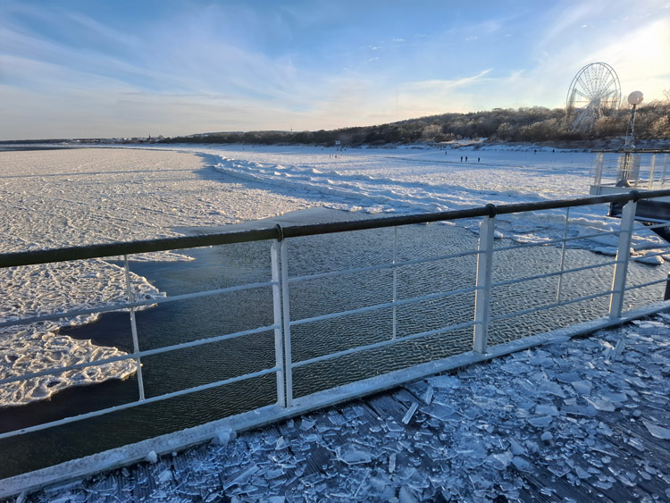 Ausblick von der Seebrücke Heringsdorf