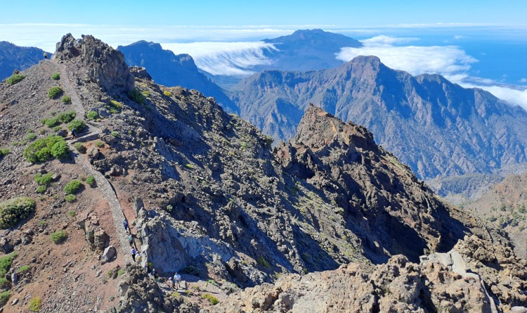 Wanderung vom Roque le los Muchachos