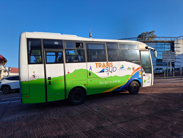 Bus auf Guadeloupe