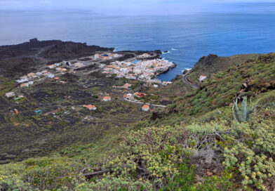 El Hierro: Spannende Wandertouren ab Valverde Wandern El Hierro - Tamaduste von oben
