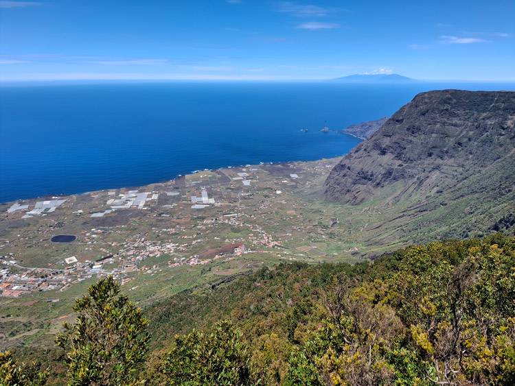 Ausblick vom Mirador de La Llania