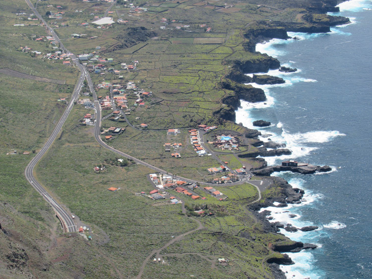Las Puntas (Golftal) von oben