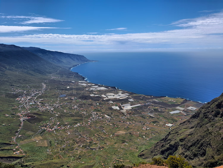 Blick vom Mirador de Jinama