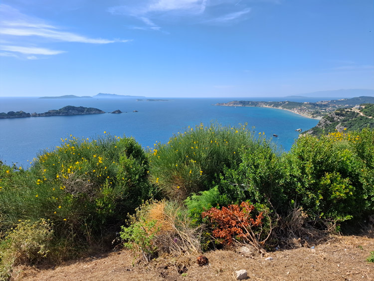 Blick von Afionas Richtung Arillas