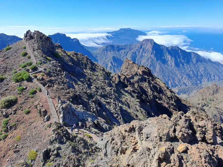 Ausblick vom Roque de los Muchachos
