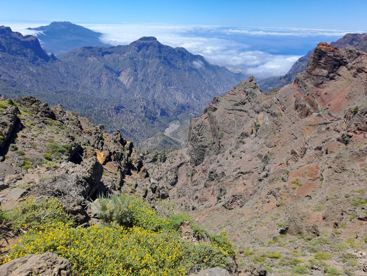 Toller Blick in die Caldera de Taburiente