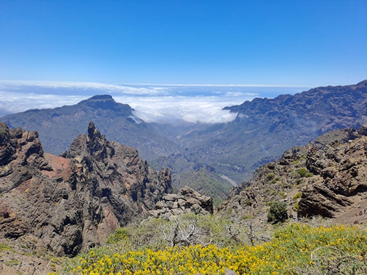 Blick vom Pico de la Cruz