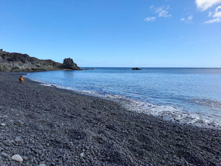 Fast leerer Strand (Playa de Enchentive)