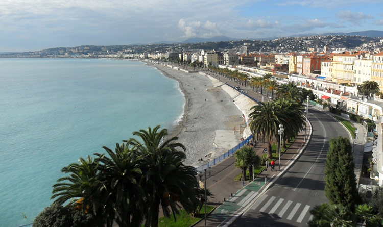 Blick vom Schlossberg - Nizza