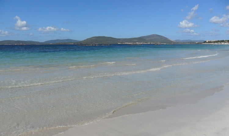Strand Alghero - Sardinien