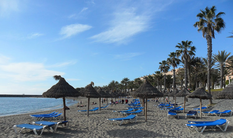 Strand im Süden von Teneriffa