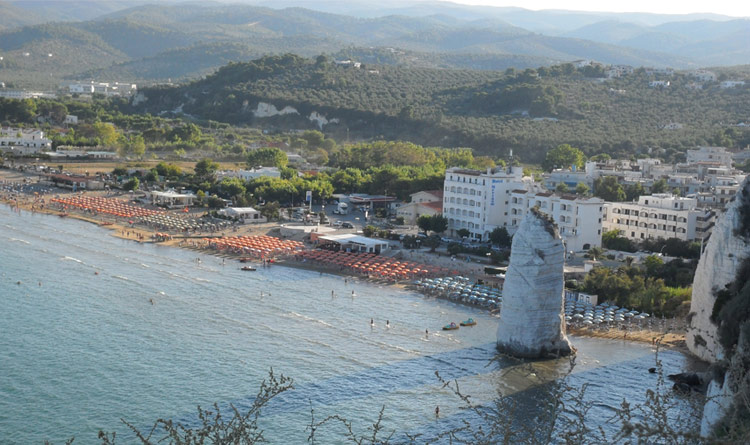 Vieste Apulien Italien